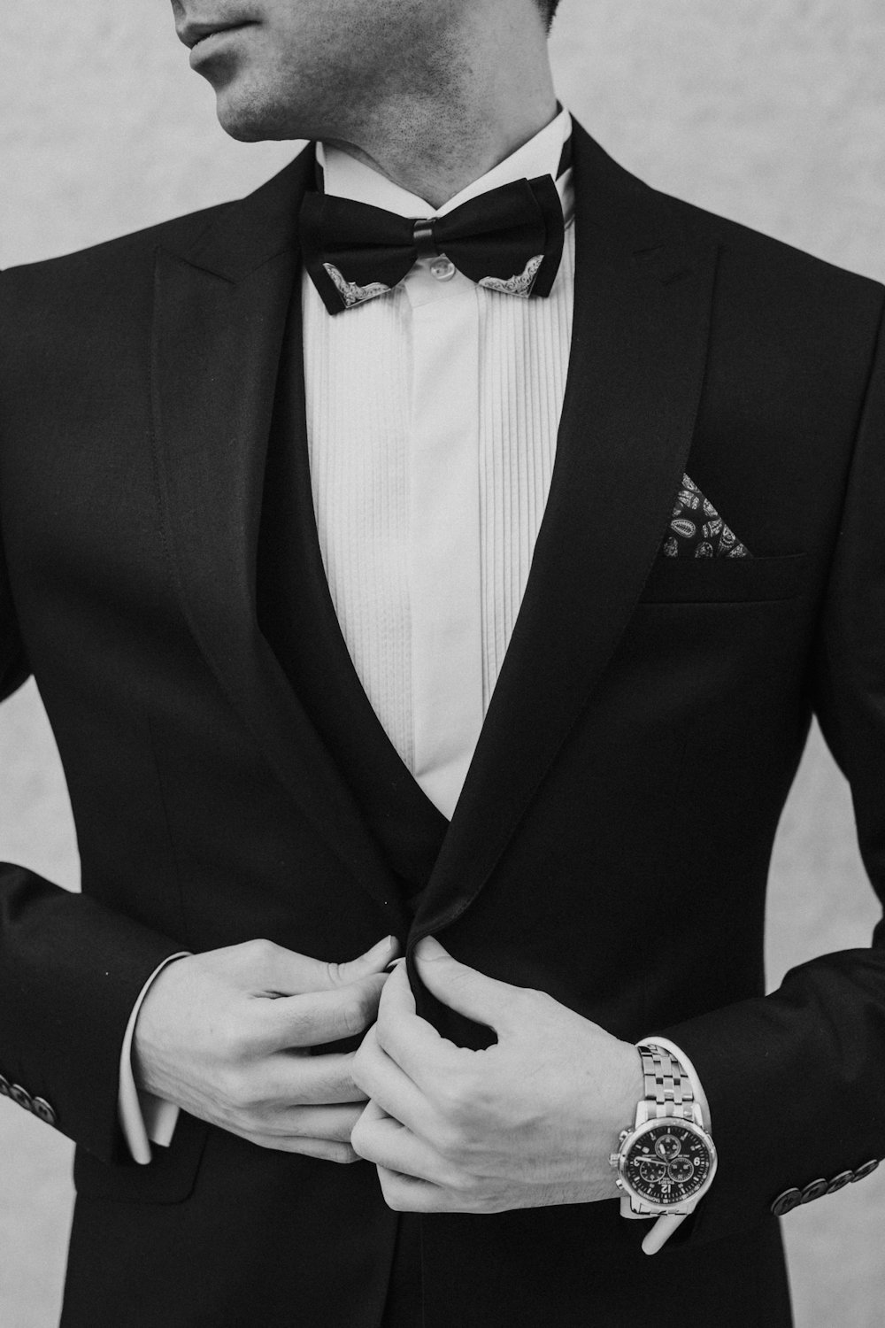 Traje negro terminado
